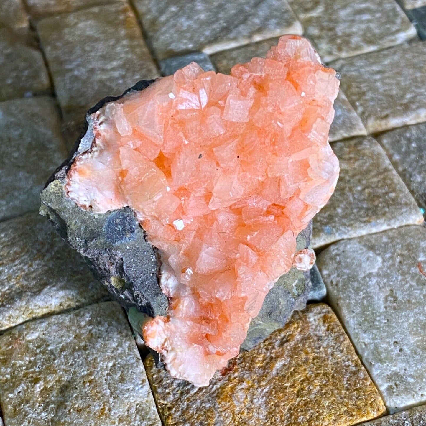 HEULANDITE ON MATRIX FROM MAHARASHTRA 53g MF629