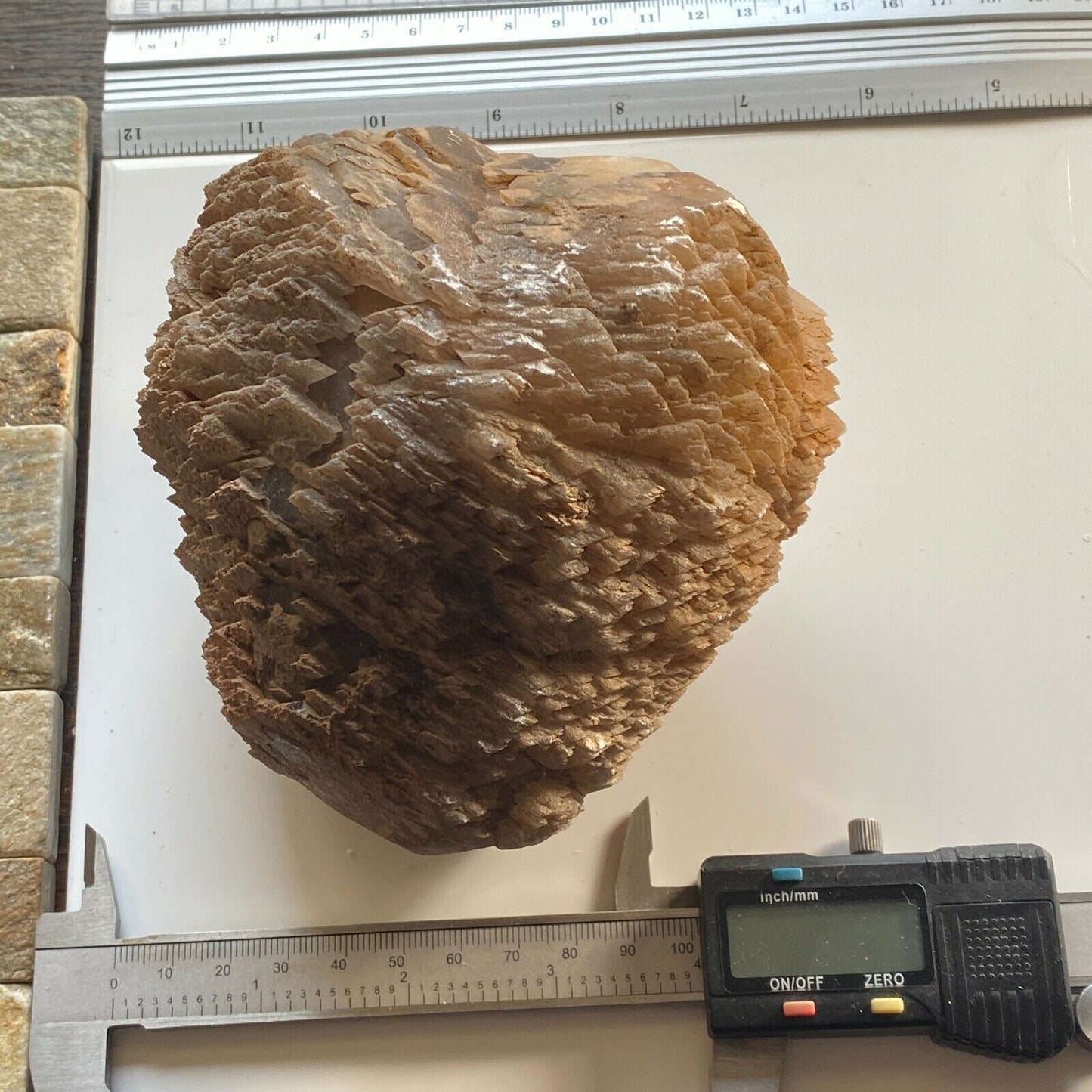 CALCITE FROM CASTLE COCH QUARRY, WALES. HEAVY 1623g MF6444