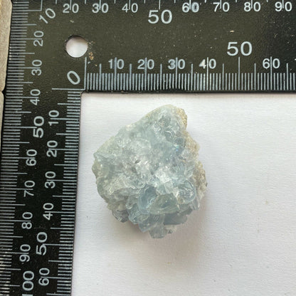 CELESTITE [ CELESTINE] MUESTRA NATURAL EN ÁSPERO MINADO 36g MF7107