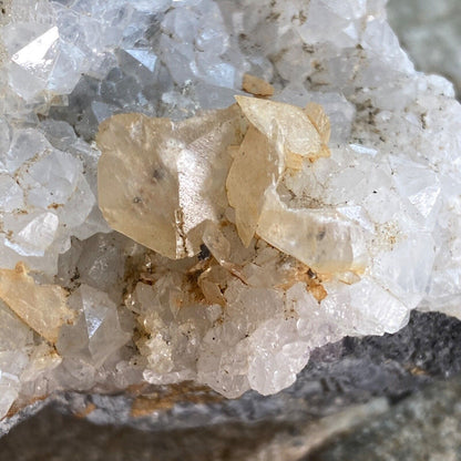 GALENA/CERRUSITE/BARYTE FROM LES DALLES MINE, MOROCCO HEAVY 622g MF1317