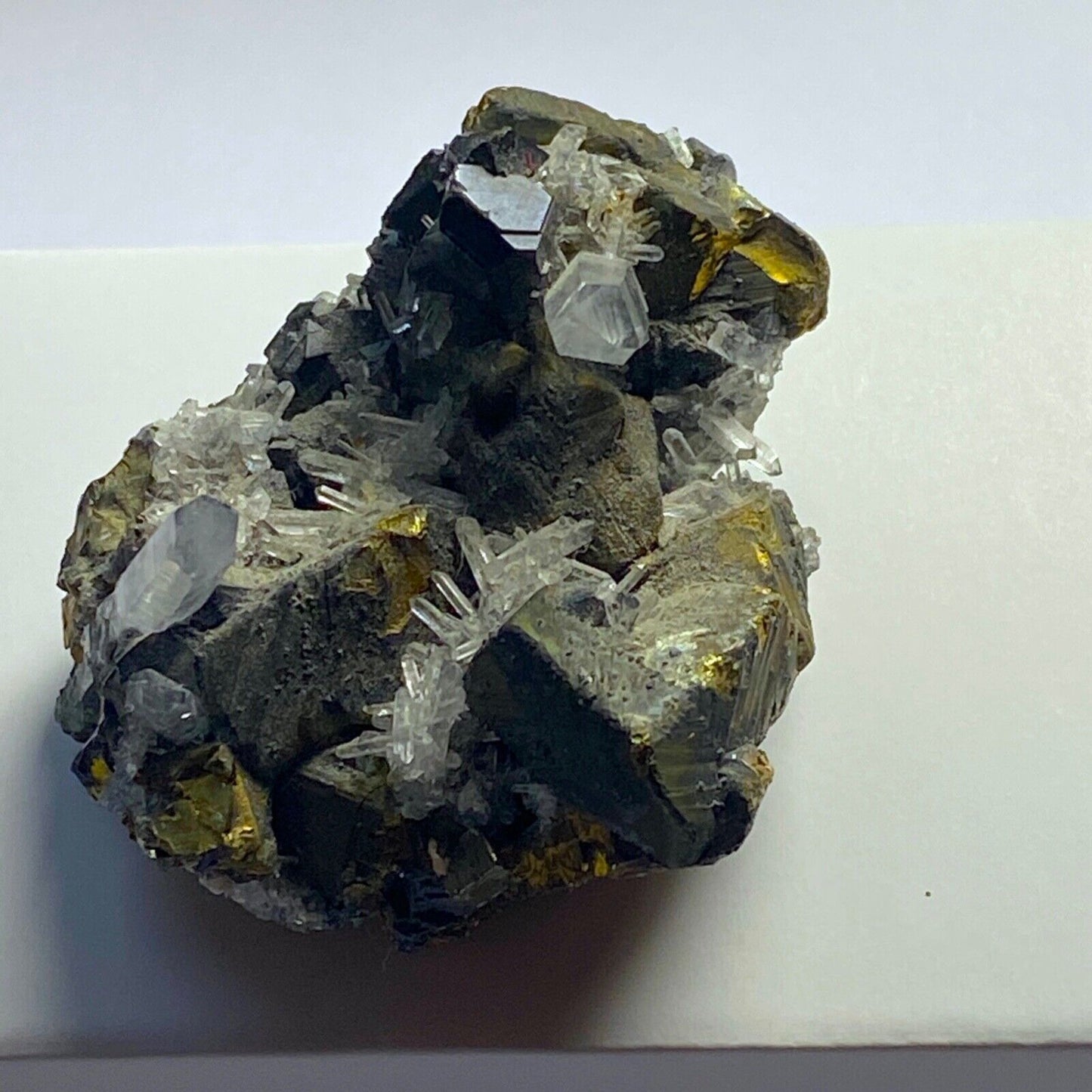 SPHALÉRITE/QUARTZ/CHALCOPYRITE/PYRITE DU PÉROU 48g MF621