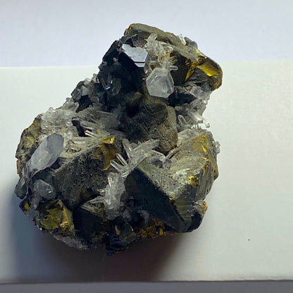 SPHALERITE/QUARTZ/CHALCOPYRITE/PYRITE FROM PERU 48g MF621