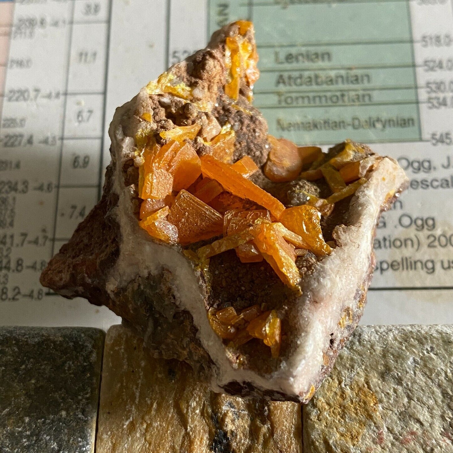 WULFENITE FROM THE LOS LAMENTOS MOUNTAINS, MEXICO 38g MF6490