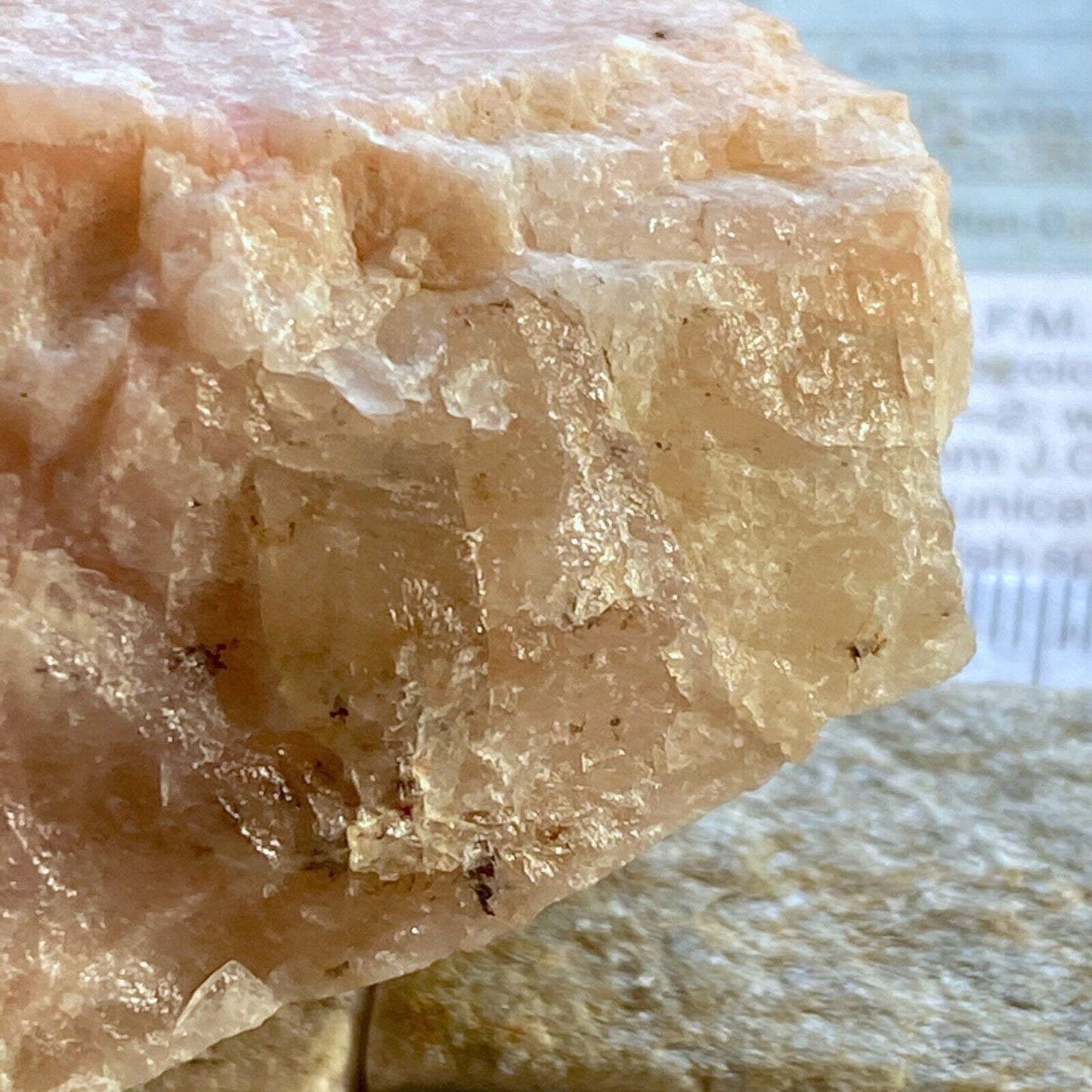 ORTHOCLASE FELDSPAR ETC FROM BERYL PIT, ONTARIO, CANADA. 440g MF383