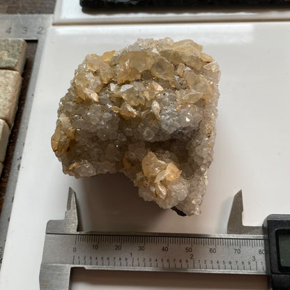 GALENA/CERRUSITE/BARYTE FROM LES DALLES MINE, MOROCCO HEAVY 622g MF1317