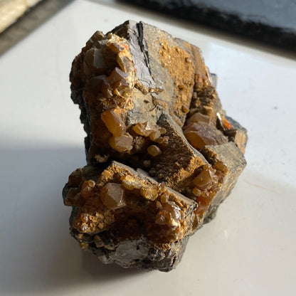 GALÈNE/SIDERITE/SPHALERITE/PYRITE ÉCHANTILLON IMPRESSIONNANT DE ROUMANIE 454g MF1150