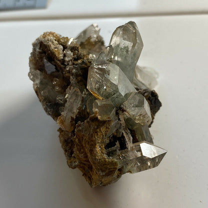 QUARTZ/CHLORITE IMPRESSIVE SPECIMEN  FROM KHARAN, PAKISTAN,  65g  ET62