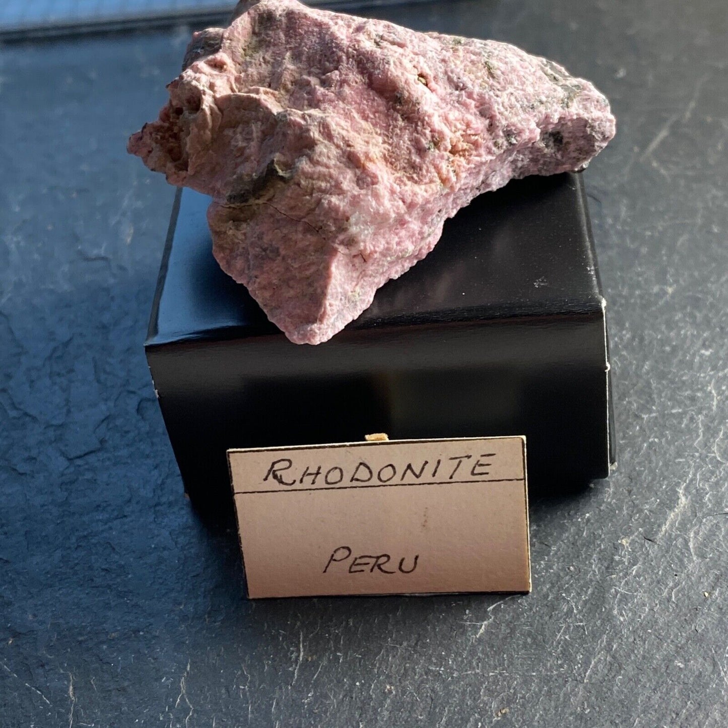 RHODONITE FROM SAN MARTIN MINE, ANCASH, PERU. 66g MF1254