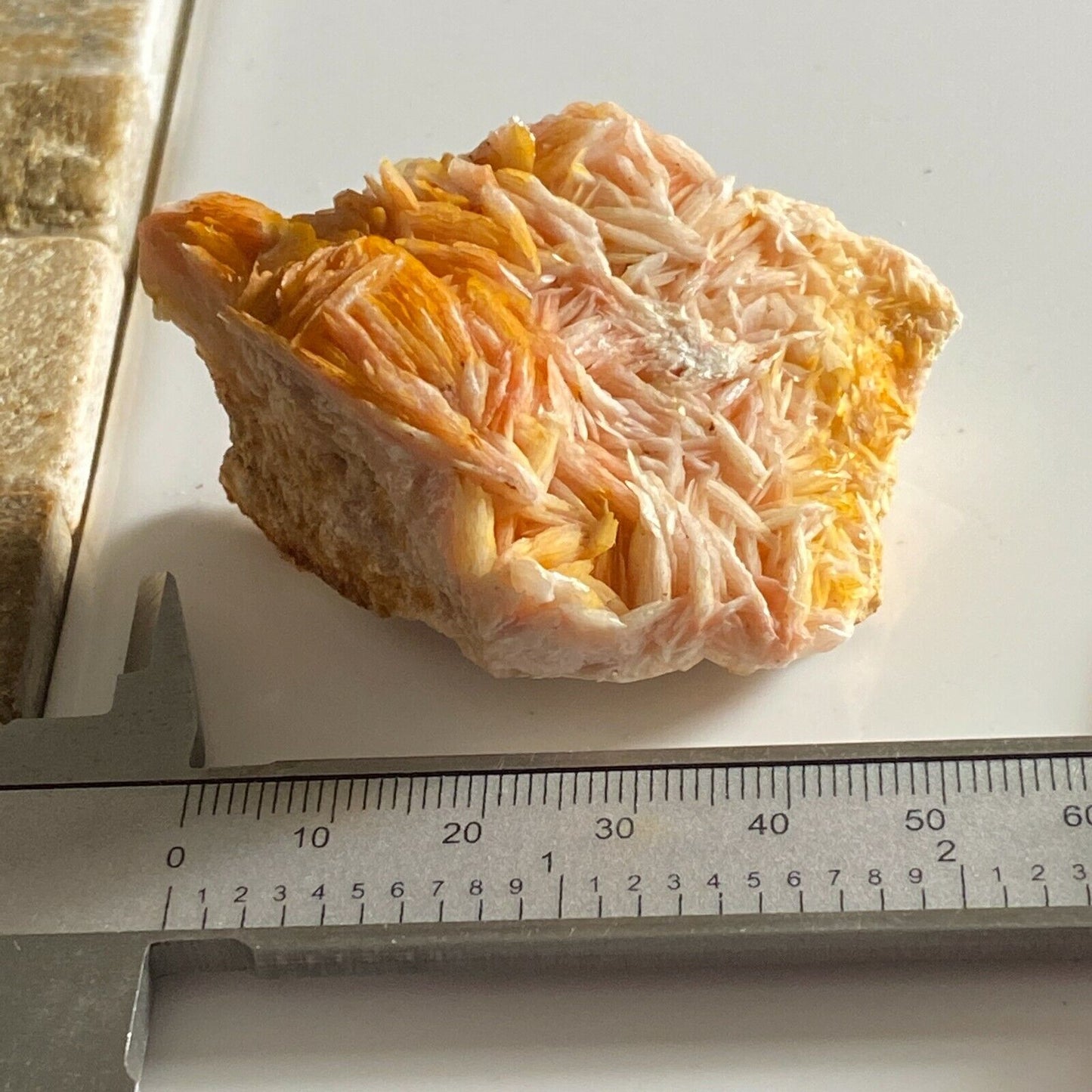 BARITE WITH GALENA FROM LES DALLES MINE, MIBLADEN, MOROCCO 101g MF6495