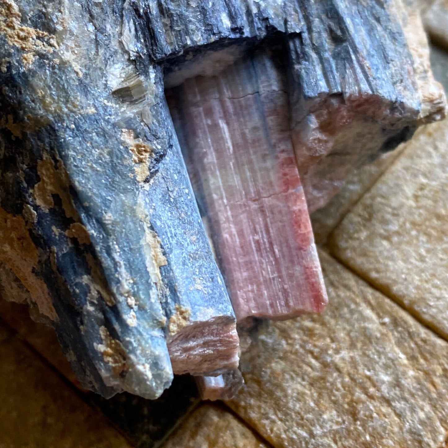 KYANITE WITH MUSCOVITE FROM BORISOVSKIE, RUSSIA 247g MF1263