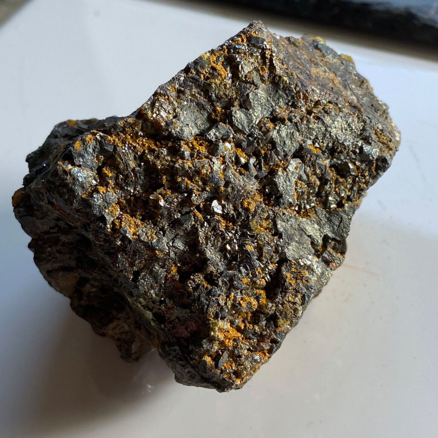 GALÈNE/SIDERITE/SPHALERITE/PYRITE ÉCHANTILLON IMPRESSIONNANT DE ROUMANIE 454g MF1150