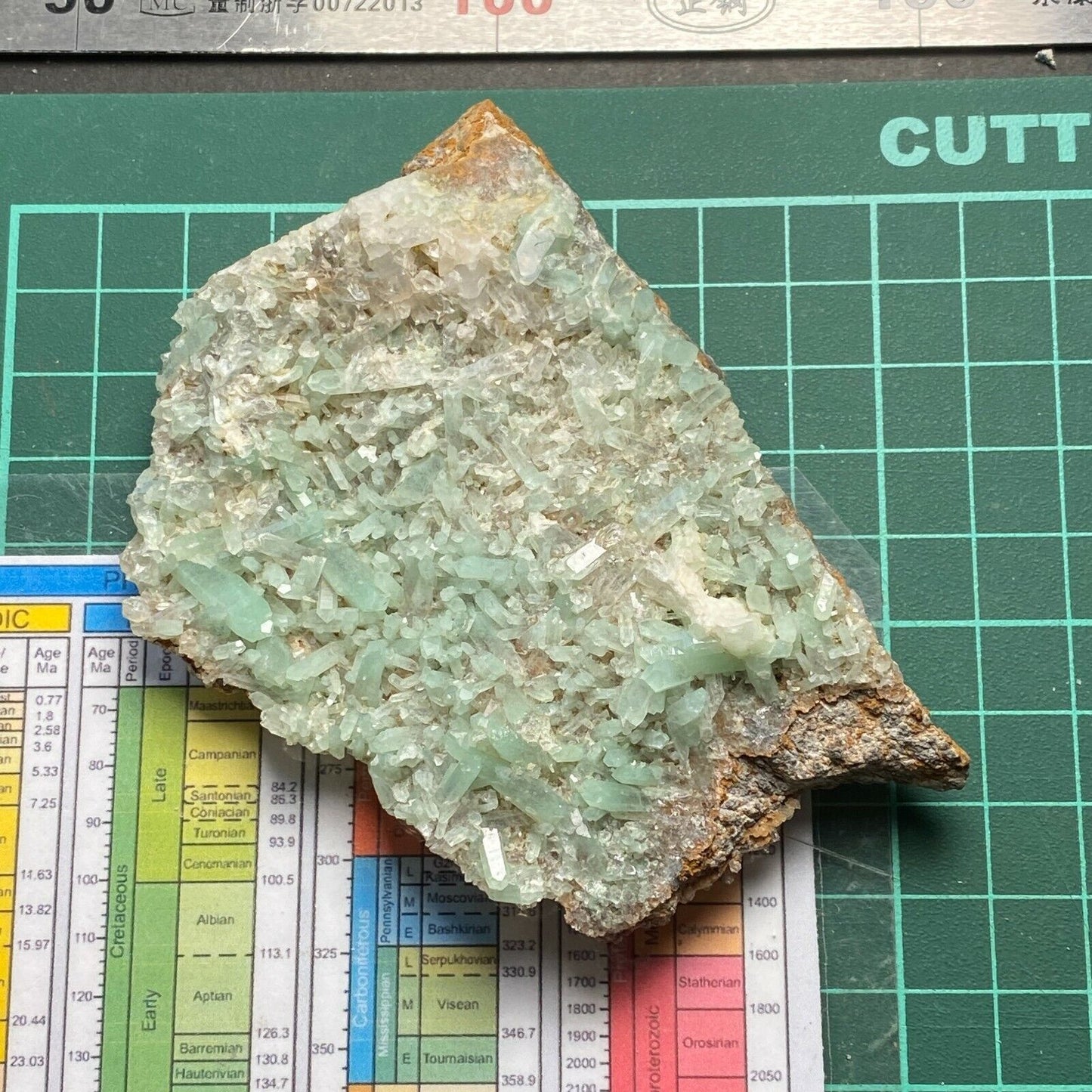 CUARZO FUCHSITE DE CHAGAI PAKISTÁN 119g MF1336