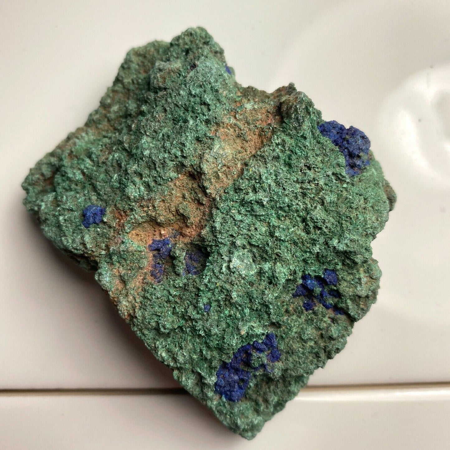 MALACHITE WITH AZURITE FROM COPPER BELT ZAMBIA  128g MF3932