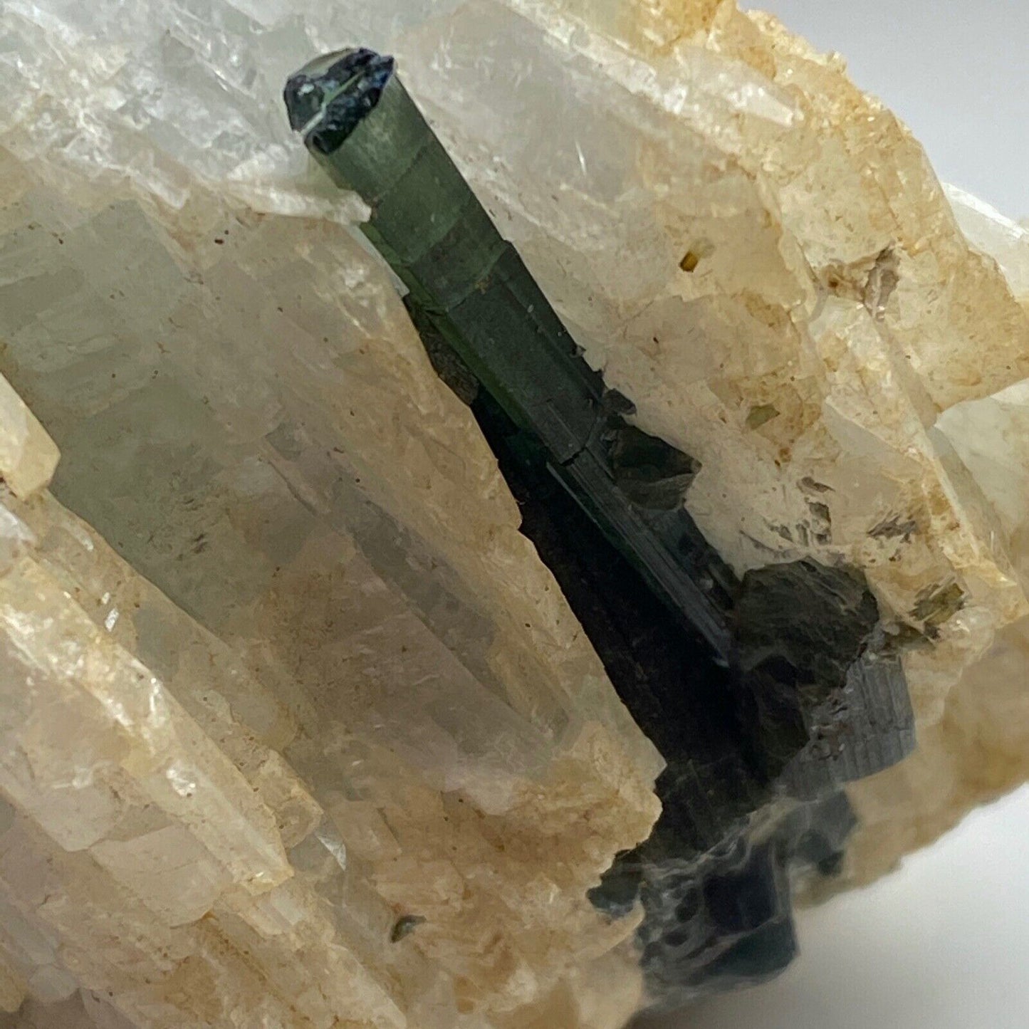 ELBAITE TOURMALINE IN CLEVELANDITE FROM SANTA ROSA MINE, BRAZIL 398g MF6711