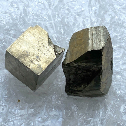 PYRITE SOLID NATURAL SPECIMENS FROM THE YUKON, CANADA TOTAL 249g MF6248