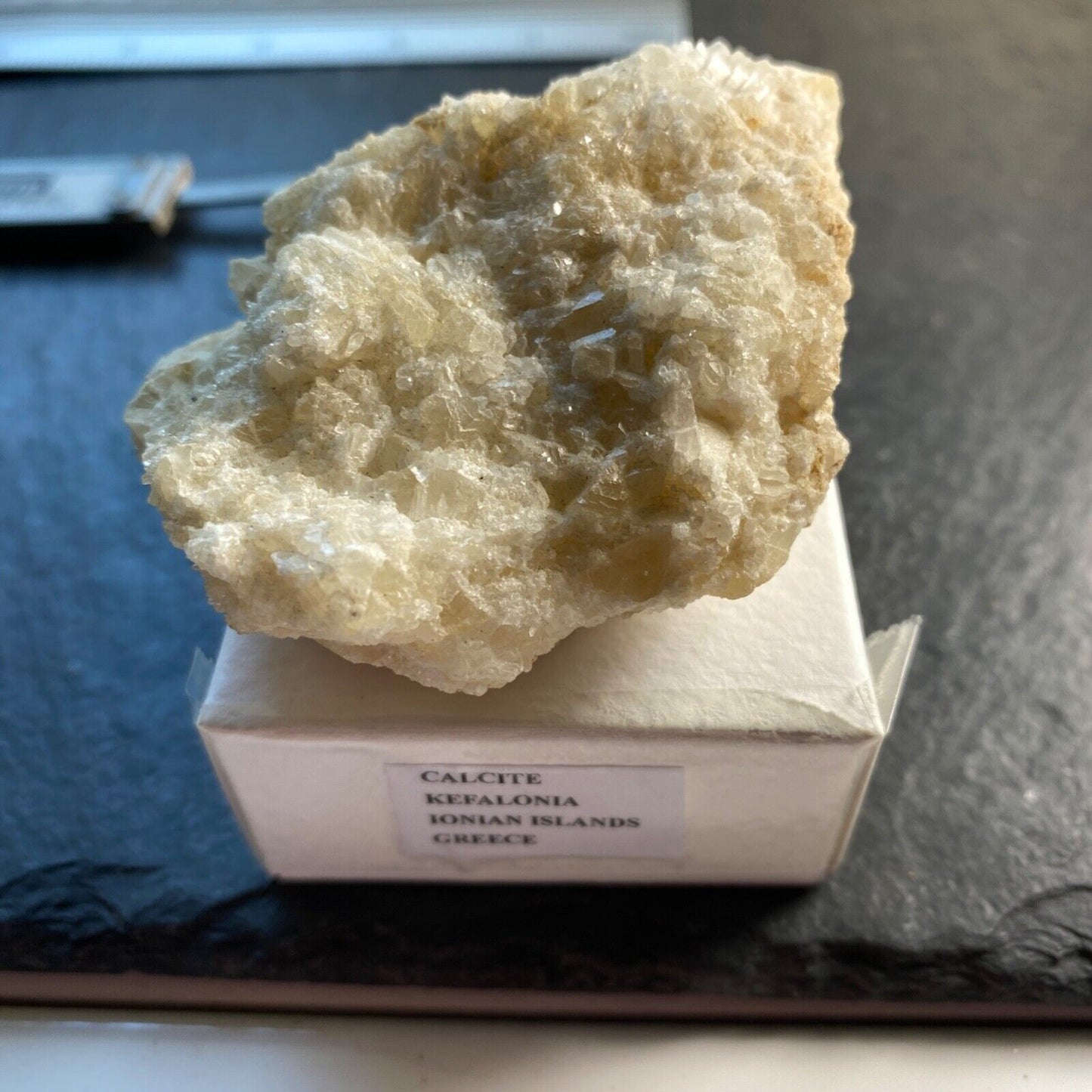 CALCITE FROM KEFALONIA, GREECE UBUSUAL SPECIMEN 105g MF1192