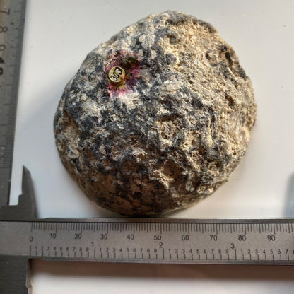 GEODA DE CUARZO/CALCEDONIA DE MÉXICO. 240g MF1278