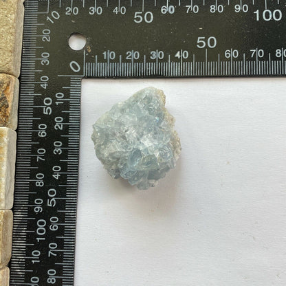 CELESTITE [ CELESTINE] NATURAL MINED ROUGH SPECIMEN 36g  MF7107