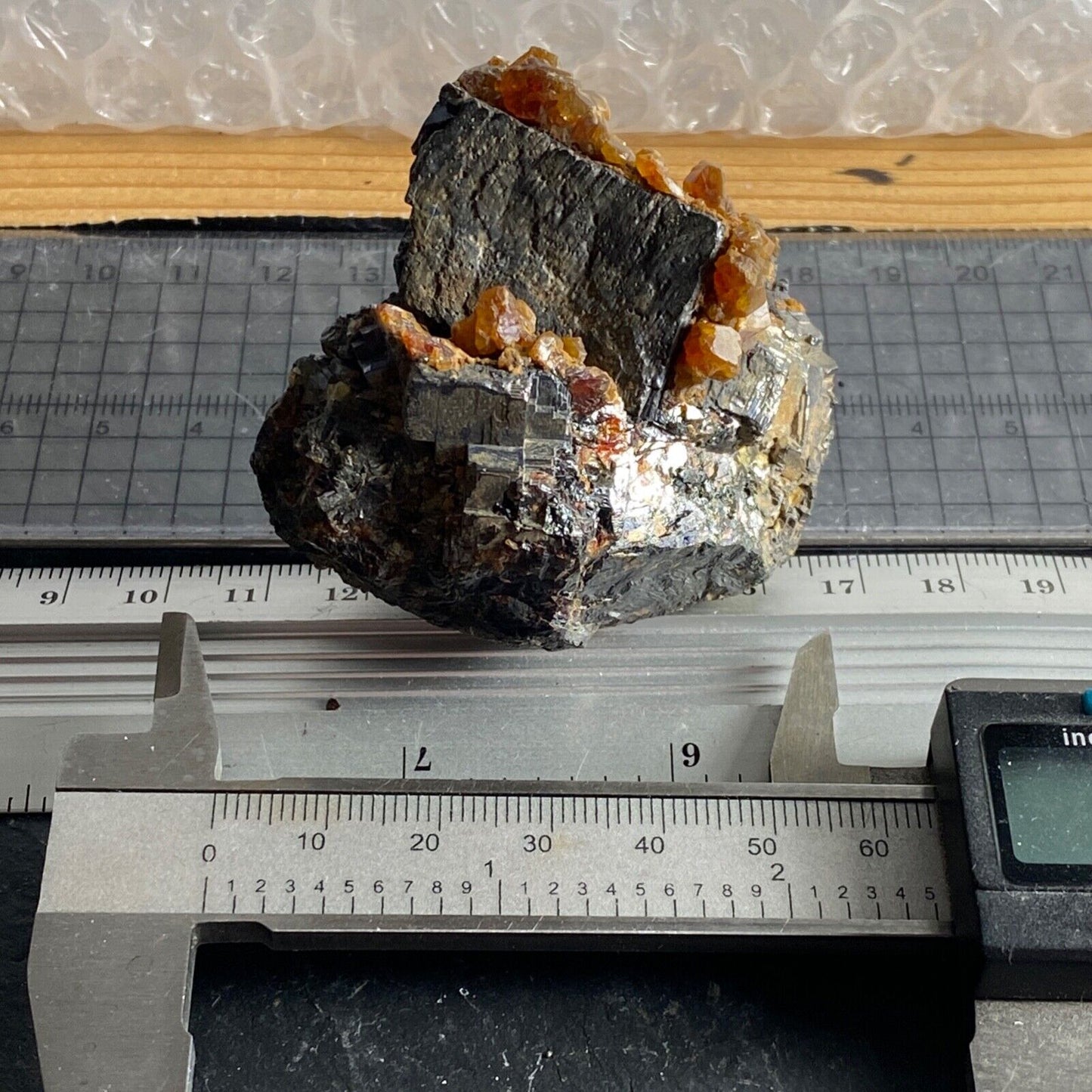 GALENA WITH SIDERITE [ETC] FROM TURT MINE, ROMANIA HEAVY 282g MF1002