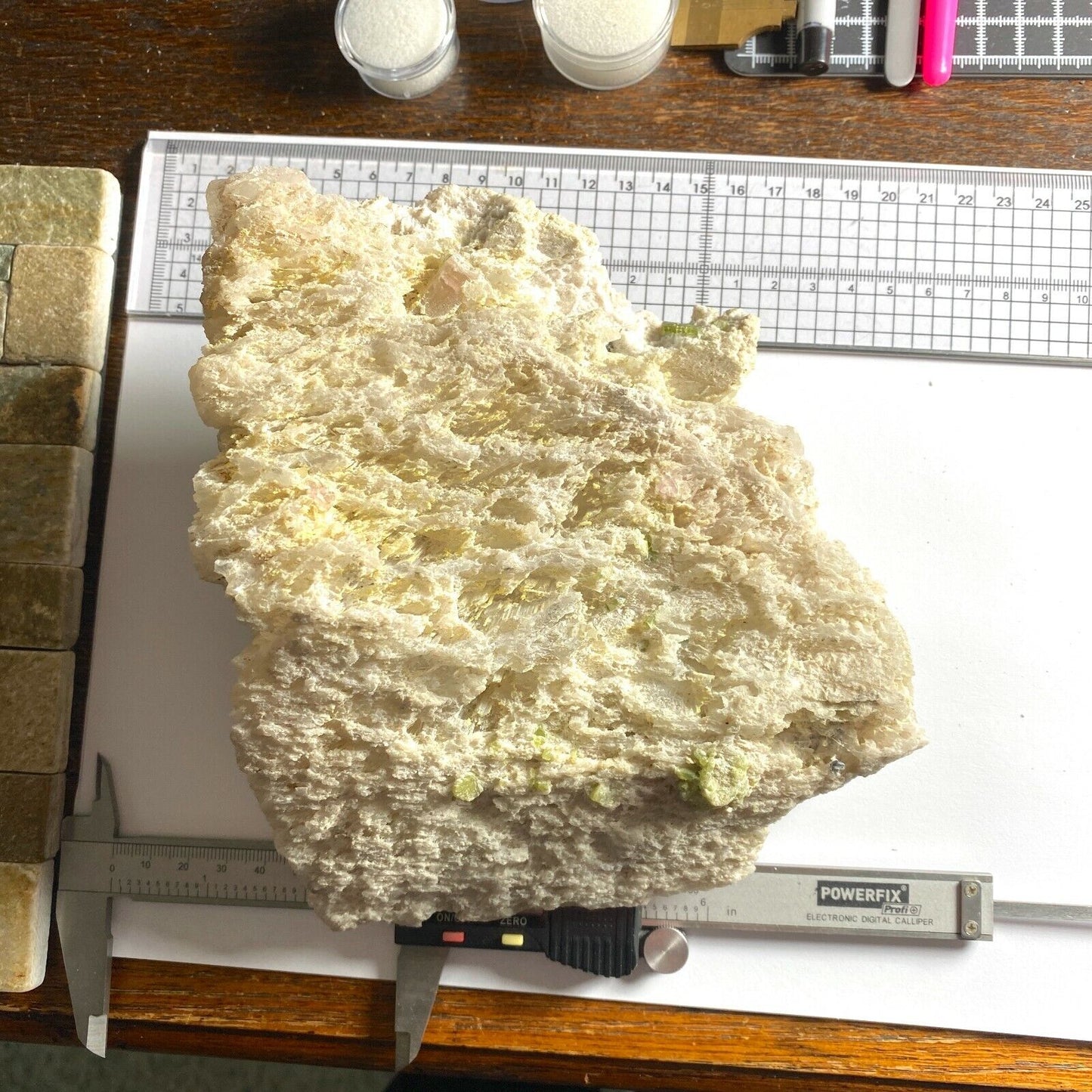 ORTHOCLASE FELDSPAR WITH TOURMALINE MASSIVE SPECIMEN 1780g MF1608