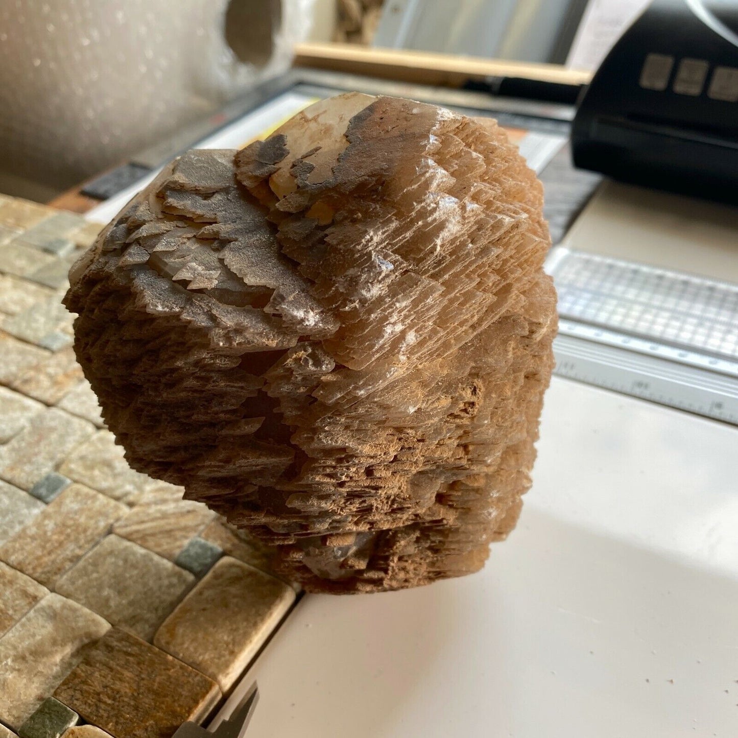 CALCITE FROM CASTLE COCH QUARRY, WALES. HEAVY 1623g MF6444