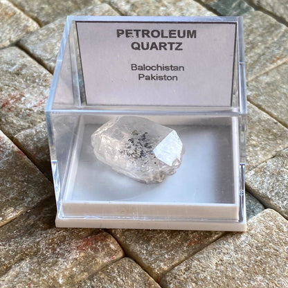 PÉTROLE QUARTZ ÉCHANTILLON IMPRESSIONNANT DU BALOCHISTAN, PAKISTAN 5g MF967