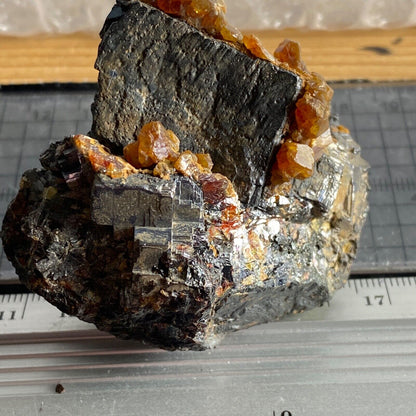 GALENA WITH SIDERITE [ETC] FROM TURT MINE, ROMANIA HEAVY 282g MF1002