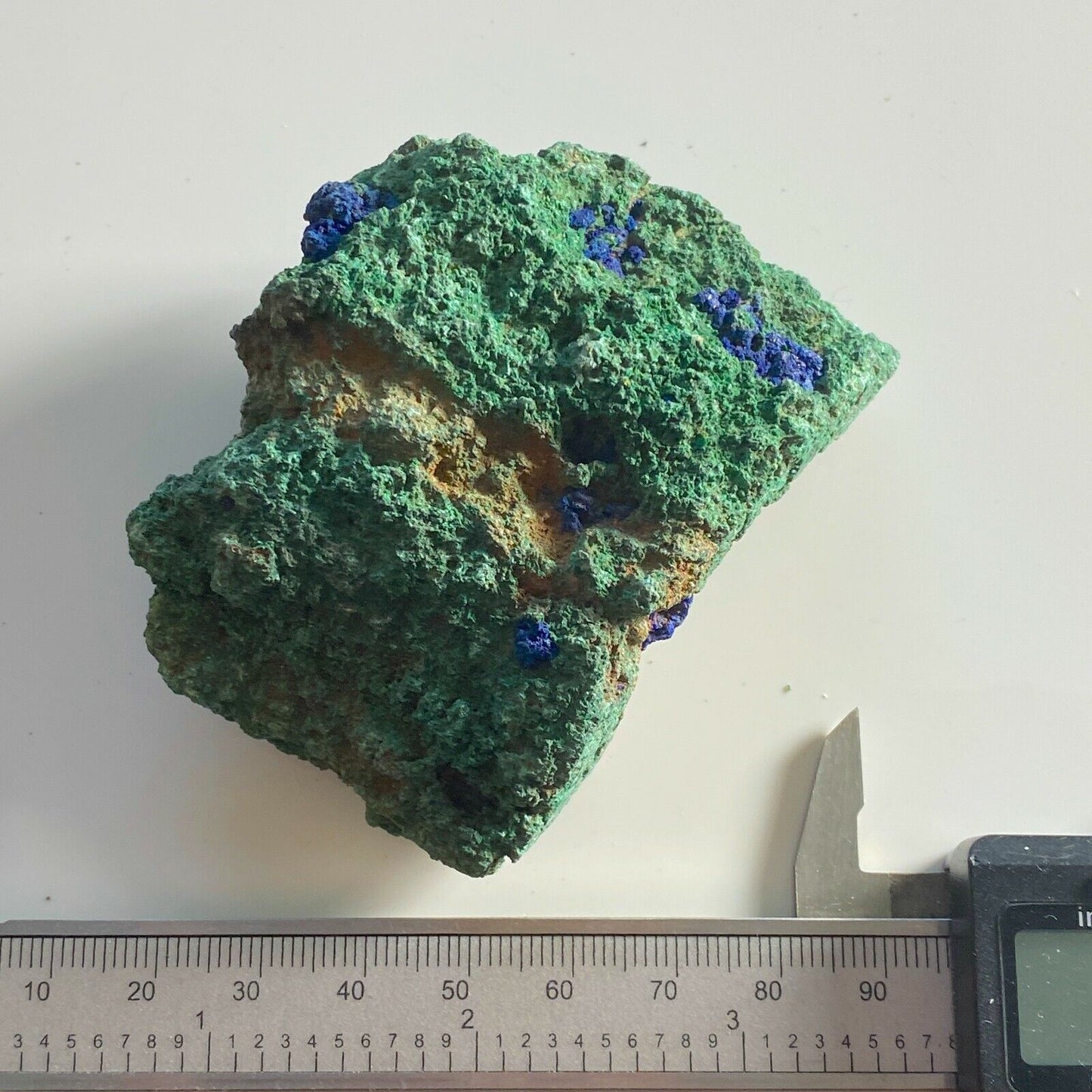 MALACHITE WITH AZURITE FROM COPPER BELT ZAMBIA  128g MF3932