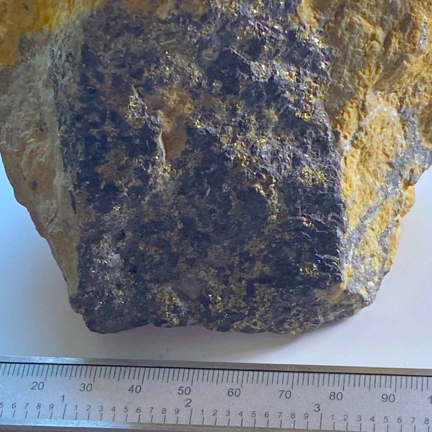 SPHALERITE/PYRITE ETC DU DISTRICT MINIER DE BUTTE, MONTANA, LOURD 1615g MF964