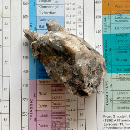 QUARTZ WITH TRACES OF SPECULARITE BOTALLACK MINE CORNWALL 126g MF13