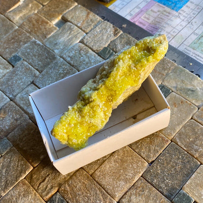 SULPHUR CRYSTAL ASSEMBLAGE FROM STEAMBOAT SPRINGS, NEVADA