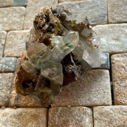 QUARTZ/CHLORITE IMPRESSIONNANT SPECIMEN DE KHARAN, PAKISTAN, 65g ET62