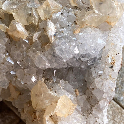 GALENA/CERRUSITE/BARYTE FROM LES DALLES MINE, MOROCCO HEAVY 622g MF1317