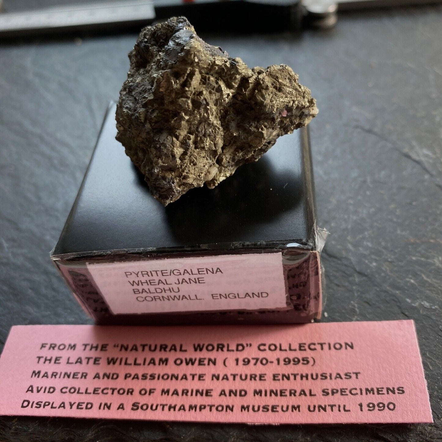 PYRITE/GALENA FROM WHEAL JANE, CORNWALL 58g MF1321