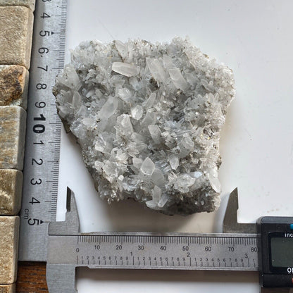 QUARTZ SUR PYRITE D'ANCASH, PÉROU 227g MF618