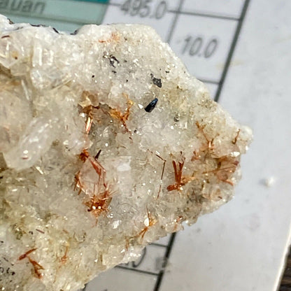 HEMATITE/RUTILE AND OTHER INTERESTING MINERALISATION FROM SKARDU 263g MF1610