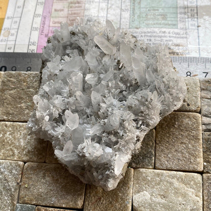 QUARTZ SUR PYRITE D'ANCASH, PÉROU 227g MF618