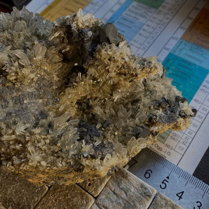 QUARTZ/SPHALERITE FROM CASAPALCA, PERU  HEAVY 782g MF6707