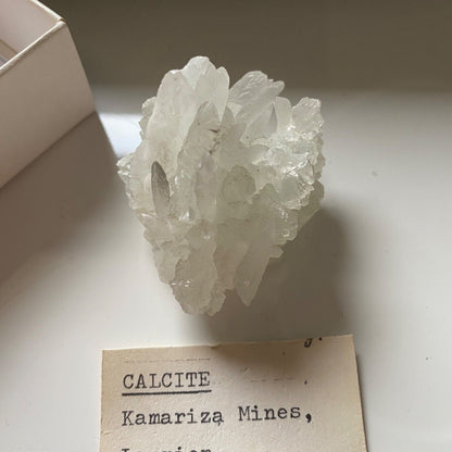 CALCITE RARE CRYSTAL ASSSEBLAGE FROM LAVRION, GREECE 44g MF6930