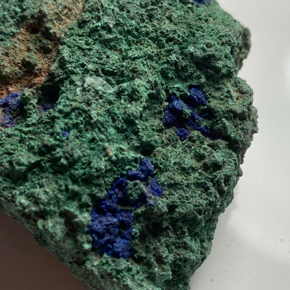 MALACHITE WITH AZURITE FROM COPPER BELT ZAMBIA  128g MF3932