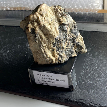 GALENA/SPHALERITE ETC FROM BANSKA BYSTRICA, SLOVAKIA. 350g MF982