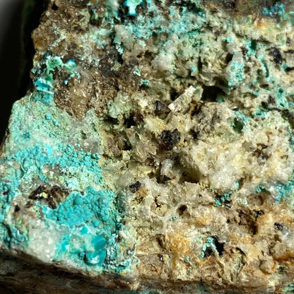 ROSASITE/MALACHITE ON MATRIX FROM DRY GILL CUMBRIA 75g  MF315