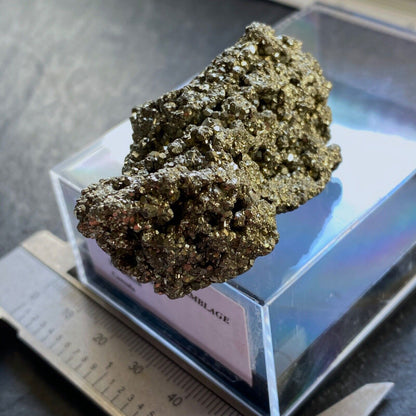 PYRITE CRYSTAL ASSEMBLAGE FROM WHITEHORSE, THE YUKON. 62g MF1082
