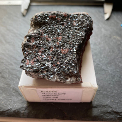 HEMATITE UNUSUAL SPECIMEN FROM ULLCOATS MINE, CUMBRIA 92g MF1196