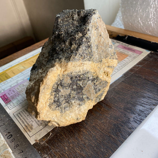SPHALERITE/PYRITE ETC FROM BUTTE MINING DISTRICT, MONTANA, HEAVY 1615g MF964