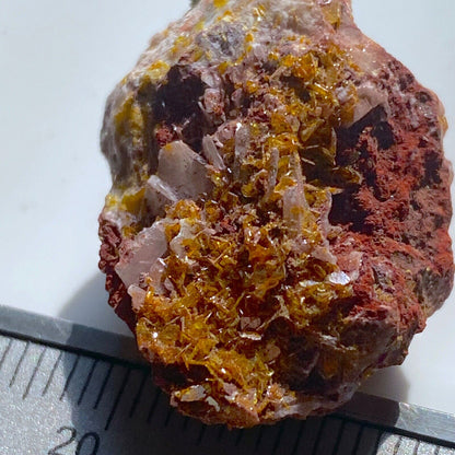 WULFENITE WITH DOLOMITE ETC 9g FROM TOUSSITE 9g MF1210