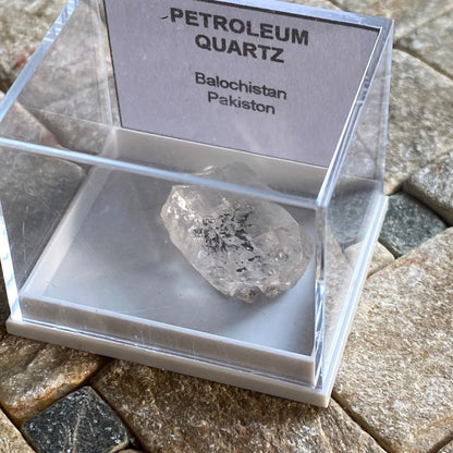 IMPRESIONANTE MUESTRA DE CUARZO PETRÓLEO DE BALUCHISTÁN, PAKISTÁN 5g MF967