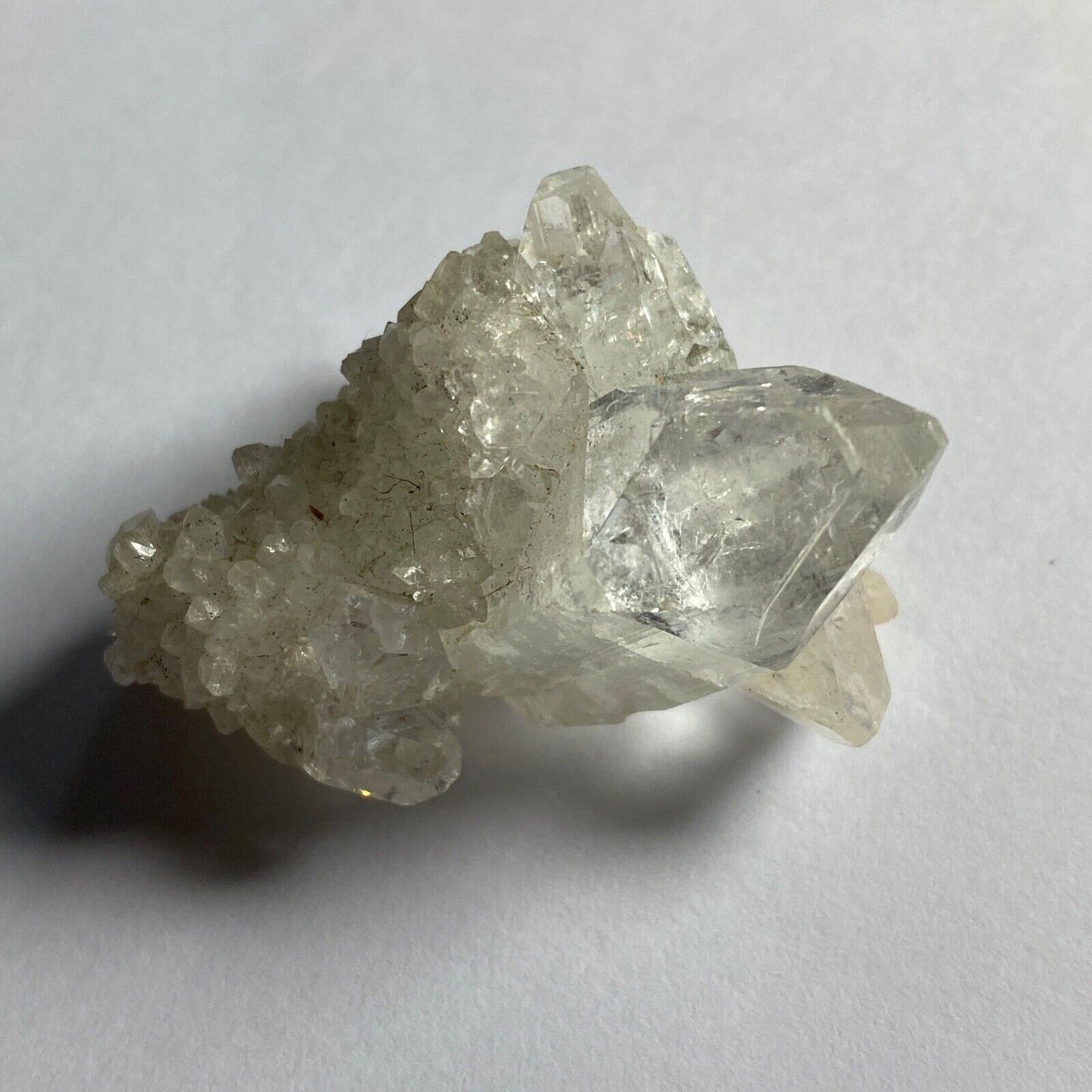 HYDROXYAPOPHYLLITE RARE SUPERB CLARITY FROM INDIA 22g MF803