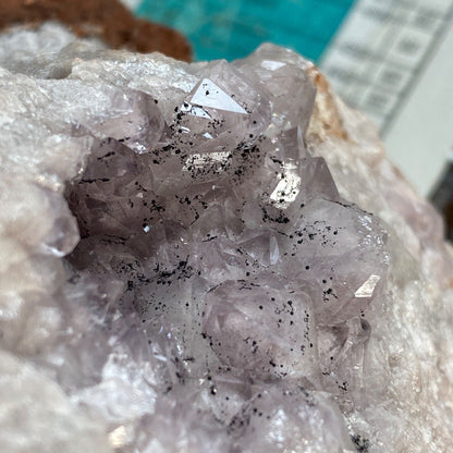 QUARTZ WITH GOETHITE INCLUSIONS FROM DULCOTE, SOMERSET 429g MF6920