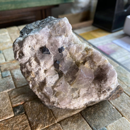 FLUORITE (WITH GALENA/PYRITE ETC) FROM FRAZERS HUSH MINE 465g MF1307